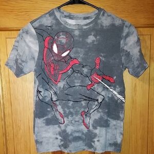 Marvel Gray and Red Spider-Man Kids Tee